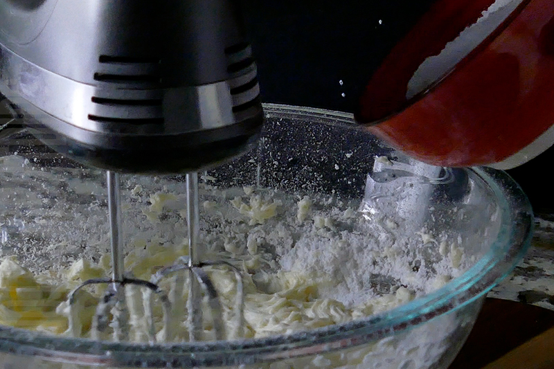 add powdered sugar to the bowl to make cereal and milk dip