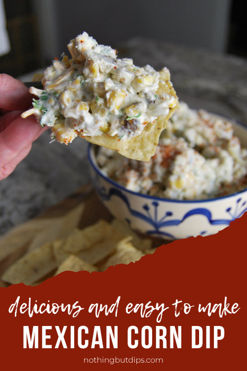 easy creamy Mexican corn dip
